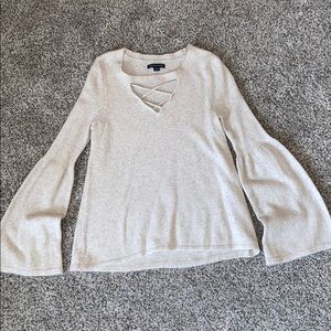 American Eagle Bell Sleeve Sweater
